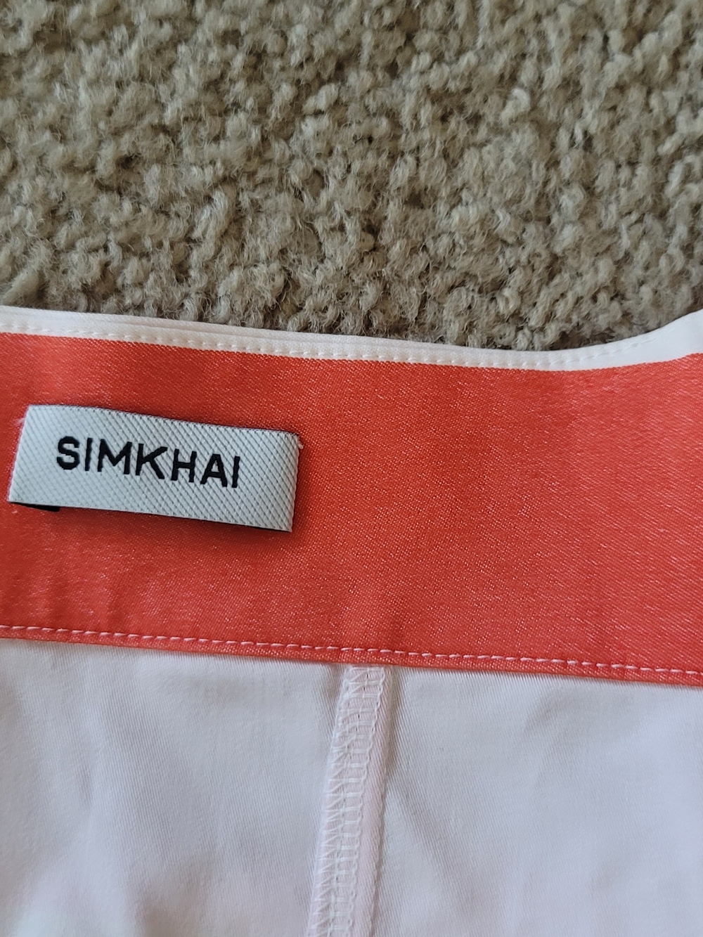 Simkhai Pink and Coral Striped Sundress - Picture 3 of 8